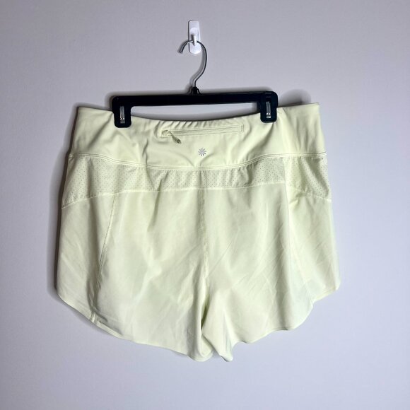 Athleta Run With It 3.5” Shorts in Light Green Lightweight Running Athleisure 1X - Picture 3 of 3